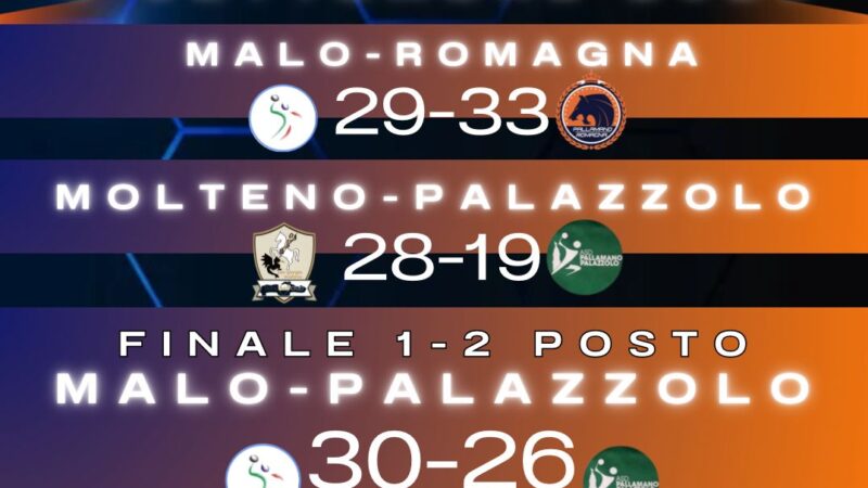 SECONDO POSTO AL TORNEO DI MOLTENO